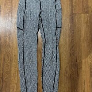 Lululemon Black and White Leggings